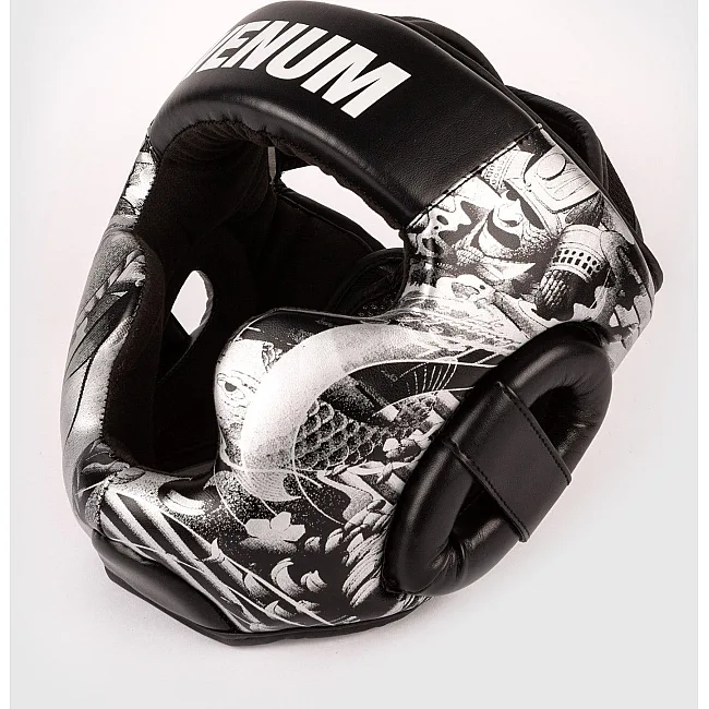 Детский боксерский шлем VENUM YKZ21 Black White
