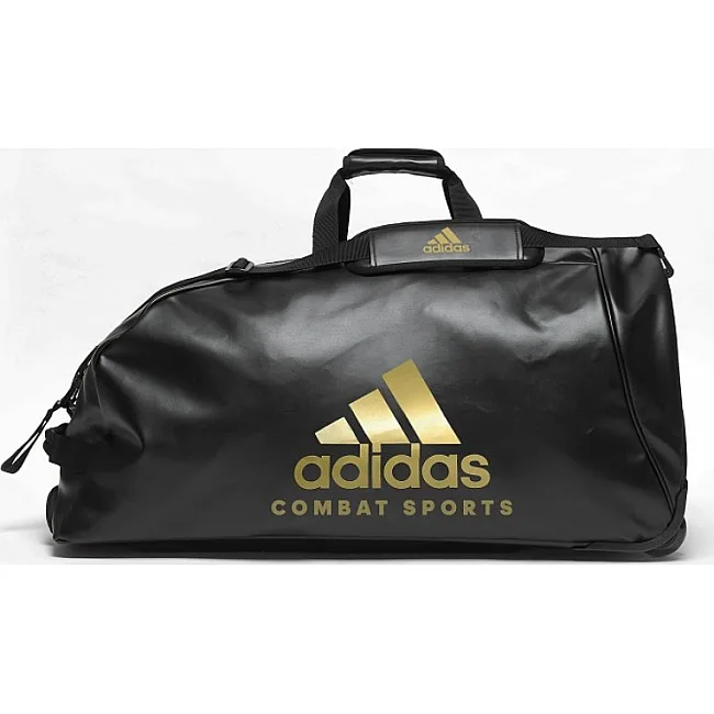 Дорожня сумка на колесах із золотим логотипом ADIDAS Combat Sports (ADIACC056CS)