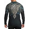 Двосторонній лонгслів Afflcition Over Exposure Black Trellis