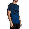 Футболка AFFLICTION Divio Dare SS TEE Sapphire Blue