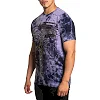 Футболка мужская AFFLICTION Brighton s Tee Dusk Purple Plumeria Crystal