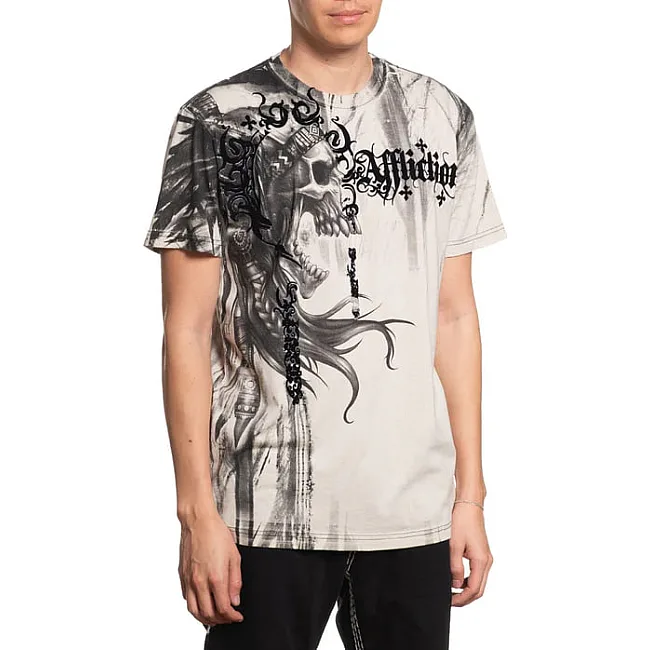 Футболка мужская AFFLICTION Indian Chief Tee