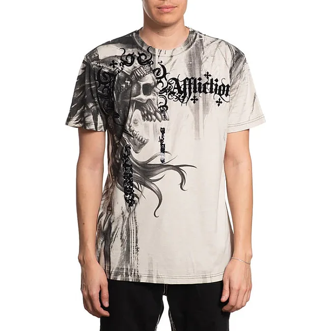 Футболка мужская AFFLICTION Indian Chief Tee