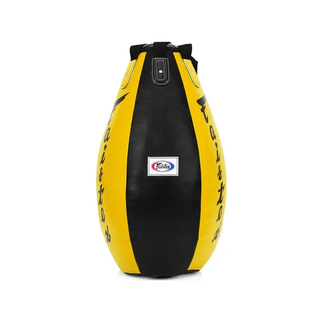 Боксерська груша-крапля FAIRTEX HB15 Super Tear Drop Heavy Unfilled Black Yellow