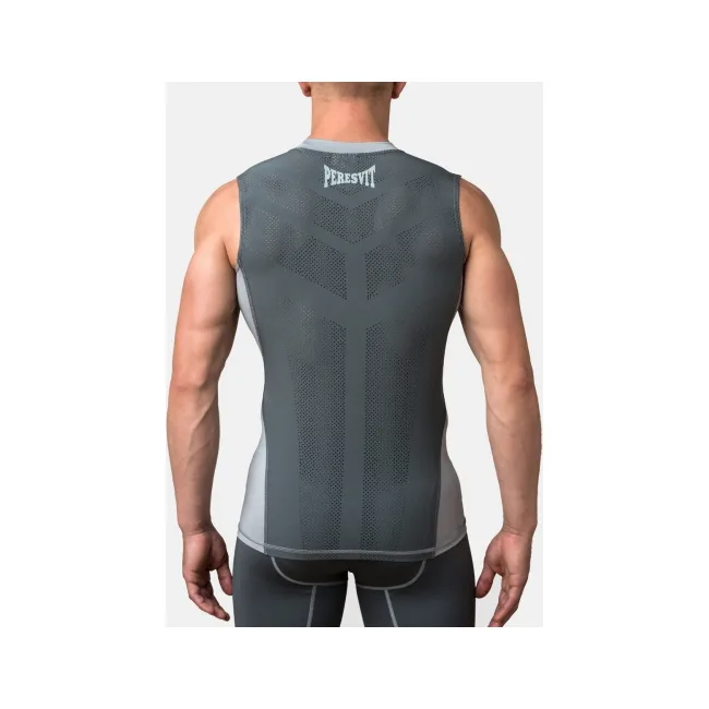 Компрессионная футболка без рукавов Peresvit Air Motion Graphite Grey Black Tank