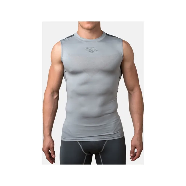 Компрессионная футболка без рукавов Peresvit Air Motion Graphite Grey Black Tank