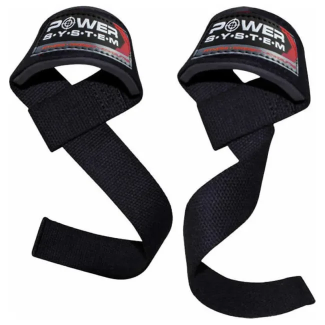 Ламки для тяги POWER SYSTEM PS-3400 Power Straps Black/Red