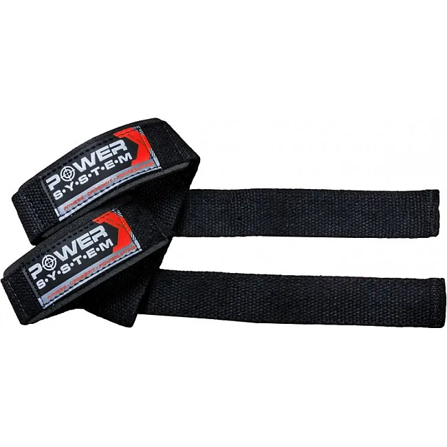 Ламки для тяги POWER SYSTEM PS-3400 Power Straps Black/Red