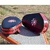 Лапы для бокса POWERPLAY 3051 Черно-Красные PU 