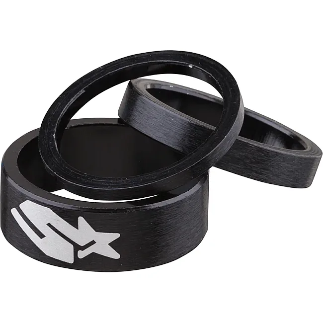 Набор спейсеров SPANK 3/6/12mm, Black