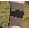 Наколенник-бандаж MADMAX MFA-297 with Patella Stabilizer Dark Grey/Orange