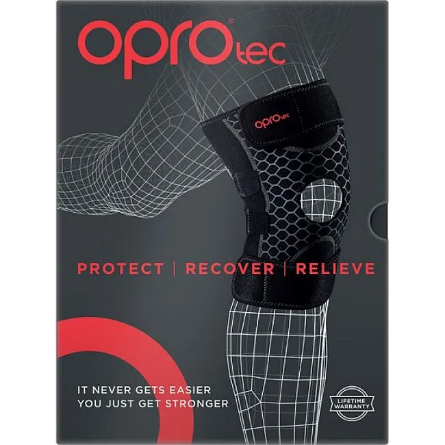 Регулируемый наколенник с открытой коленной чашечкой OPRO TEC5733