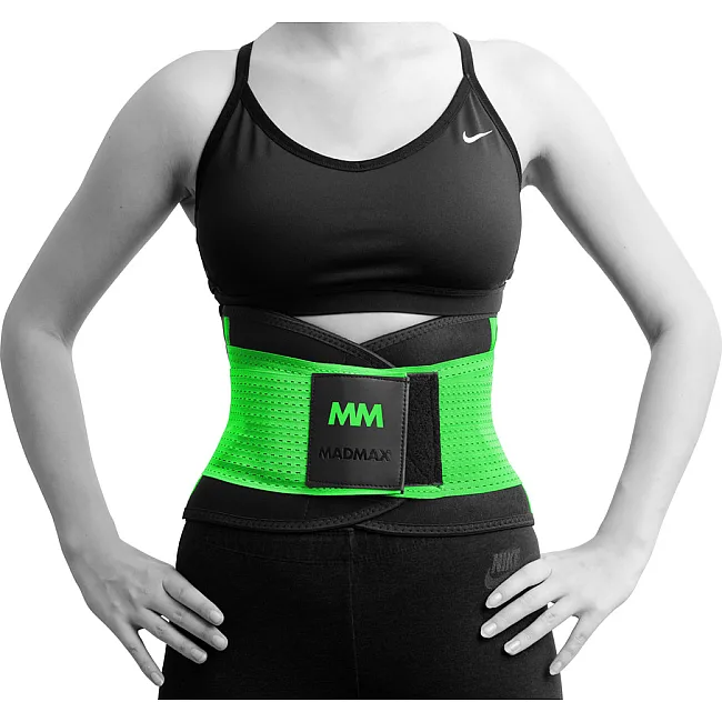 Пояс для похудения и поддержки MADMAX FA-277 Black/neon green