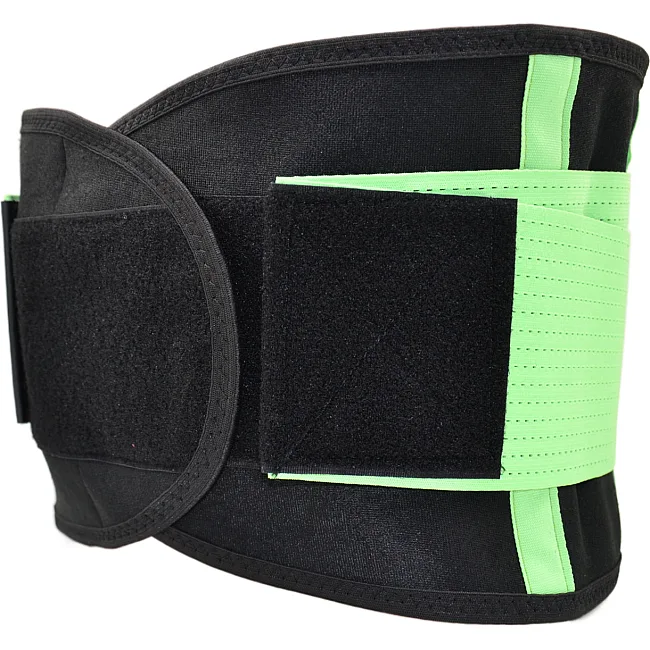 Пояс для похудения и поддержки MADMAX FA-277 Black/neon green