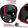 Шлем для бокса RDX F6 Kara Matte Red