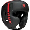 Шлем для бокса RDX F6 Kara Matte Red
