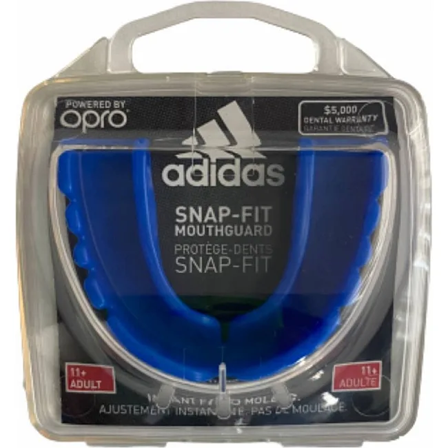 Взрослая капа для бокса ADIDAS Snap Fit (синий) ADIBP30