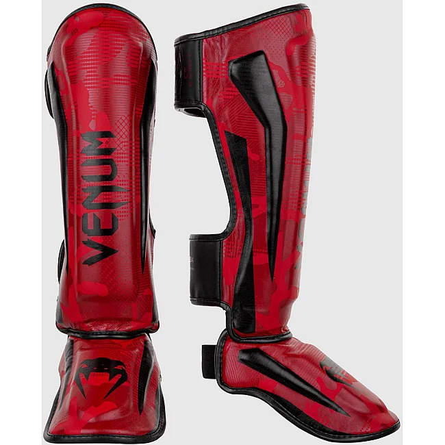 Защита голени и стопы VENUM Elite Red Camo