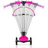 Детский самокат трехколесный Ricokids Jelly розовый