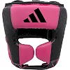 Боксерський шолом Adidas Combat 50 чорний/рожевий | ADIC50HG