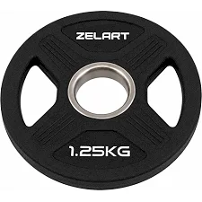 Млинці диски TPU 2 Handle металева втулка ZELART TA-6995-1_25 (Чорний)