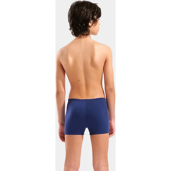 Плавки-шорты для мальчиков Arena GRAPHIC SWIM SHORT темно-синий, белый (для детей)