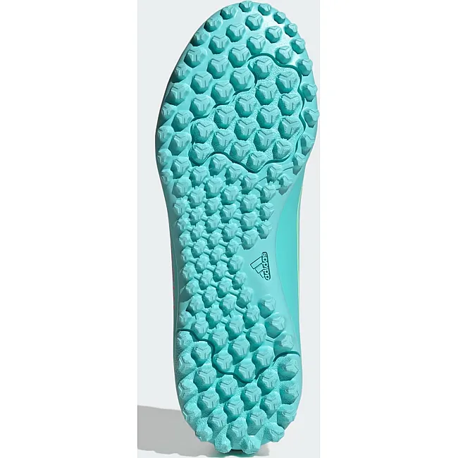 Сороконожки детские ADIDAS F50 MESSI CLUB TF J белый, бирюзовый, розовый (для детей)