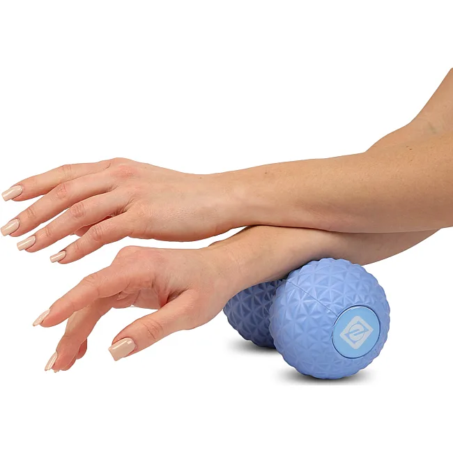 Мяч массажный двойной для МФР и самомассажа Duoball ZELART FI-7693 ø8см (Разные цвета)