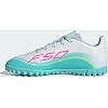 Сороконожки детские ADIDAS F50 MESSI CLUB TF J белый, бирюзовый, розовый (для детей)