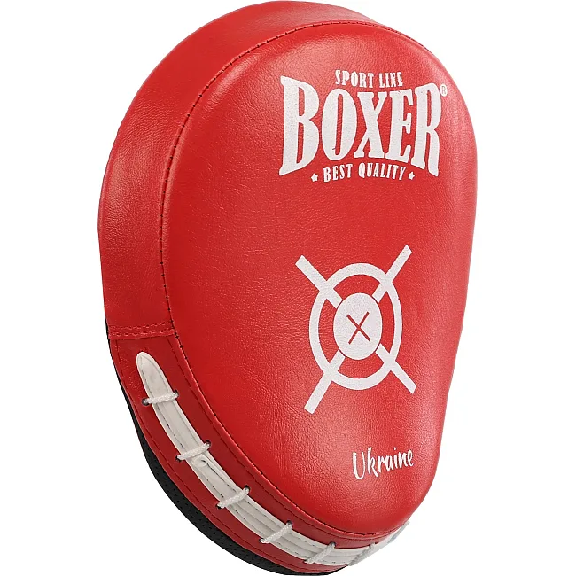 Лапа боксерская изогнутая тренировочная BOXER NEW 2013-N (Синий)
