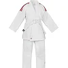 Кімоно для дзюдо Adidas Club з червоними смугами на плечах (білий) J350P