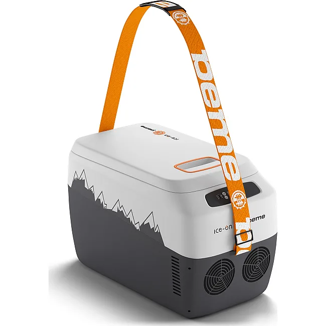 Дорожный холодильник с ремнем Peme Go Adventure Orange 30 28,3 л серый