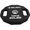 Блины диски TPU 2 Handle металлическая втулка ZELART TA-6996-10 (Черный)