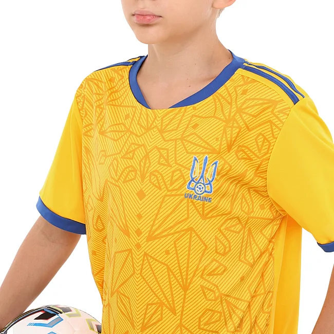 Дитяча футбольна форма із символікою збірної УКРАЇНА 2026 SP-SPORT CO-00130 (Жовтий)