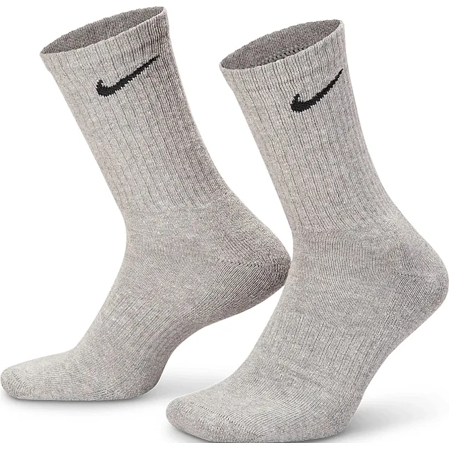 Шкарпетки NIKE U NK EVERYDAY CUSH CRW 6PR 132 білий, сірий, чорний
