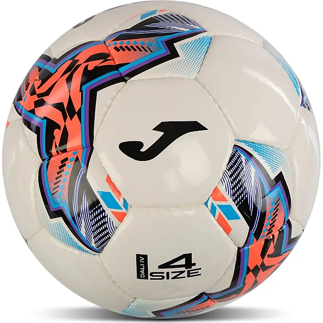 Футбольний м'яч JOMA DALI IV 401954-219-T4 (Білий-помаранчевий)