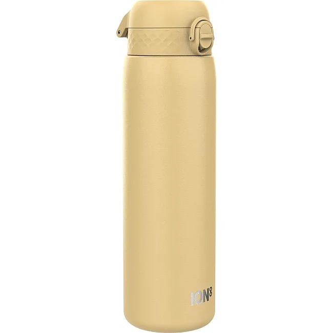 Бутылка для воды металлическая ION8 1200 мл. Stainless Steel, Desert