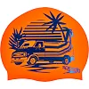 Шапочка для бассейна силиконовая для взрослых SPEEDO SLOGAN PRINT 808385C859