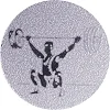 Жетон-наклейка на медаль
 на медаль або кубок ø25мм SP-SPORT
 Тяжка атлетика 25-0096 (Золотий)