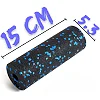 Массажный ролик (роллер) гладкий PowerPlay PP-4346 Mini EPP Foam Roller Черно/Синий (15x5,3см.)