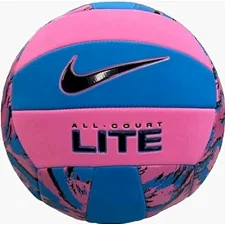 М'яч волейбольний Nike ALL COURT LITE VOLLEYBALL DEFLATED PLAYFUL PINK/LT PHOTO BLUE/BLACK size 5