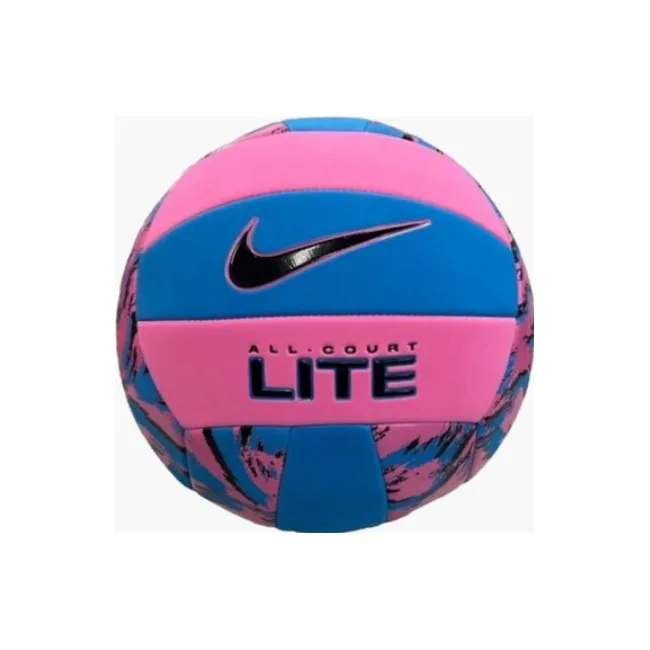 М'яч волейбольний Nike ALL COURT LITE VOLLEYBALL DEFLATED PLAYFUL PINK/LT PHOTO BLUE/BLACK size 5
