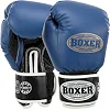 Рукавички для боксу штучна шкіра BOXER Еліт 2022 (Синій-чорний)