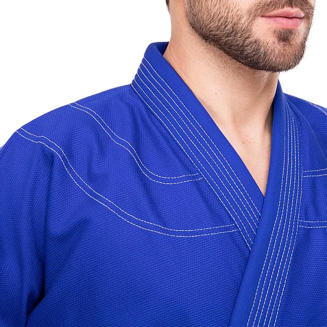 Распродажа! Кимоно для для бразильского джиу-джитсу BJJ синее куртка штаны и пояс CORE CO-3139-A 140-180см