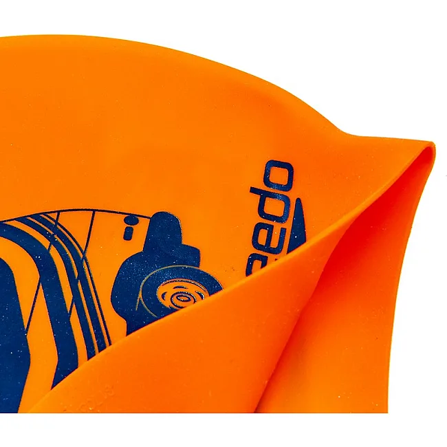 Шапочка для бассейна
 силиконовая для взрослых SPEEDO SLOGAN PRINT 808385C859