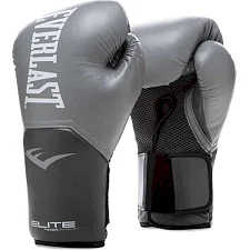 Боксерские перчатки Everlast ELITE TRAINING GLOVES серый 14 унций