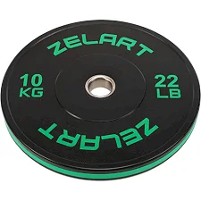 Бамперний диск гумовий ZELART TA-4790-10 51мм 10кг