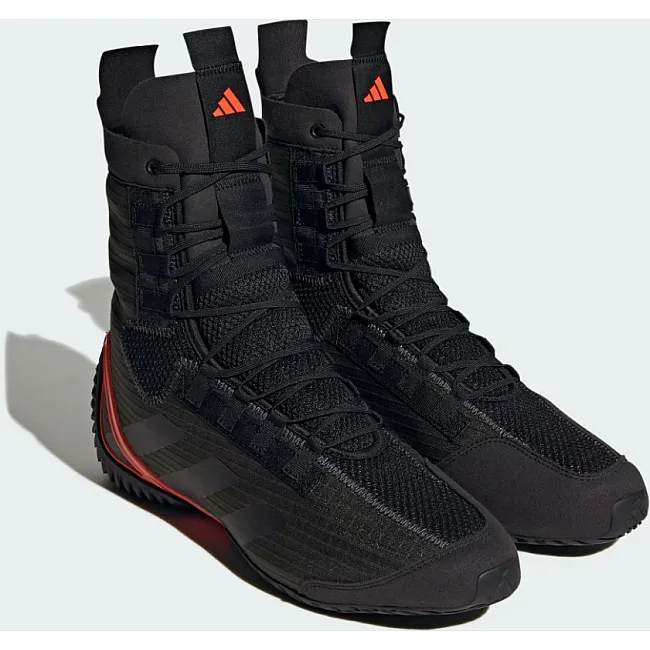 Обувь для бокса (боксерки) Adidas Speedex 23 | черно/темно-зеленый/красный | HP6888