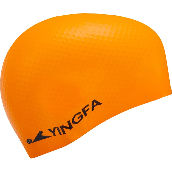 Шапочка для бассейна силиконовая YINGFA C0068 (Черный)