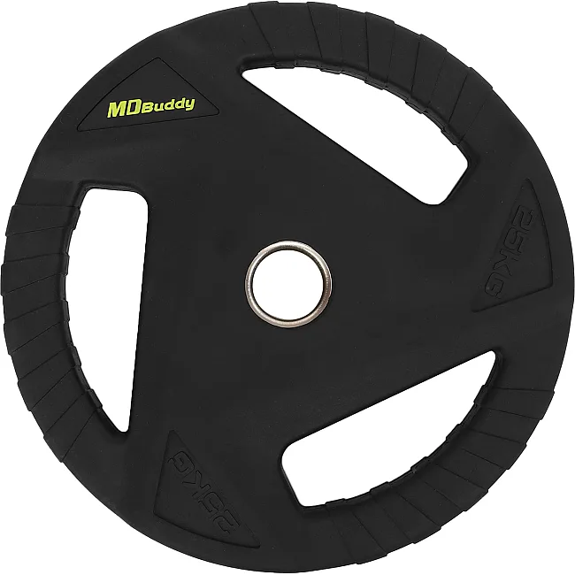 Блин для штанги обрезиненный
 MD Buddy TA-9649-25 51мм 25кг